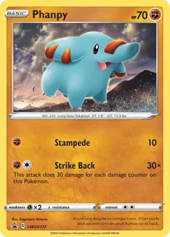 SWSH Black Star Promos Phanpy Pokémon card